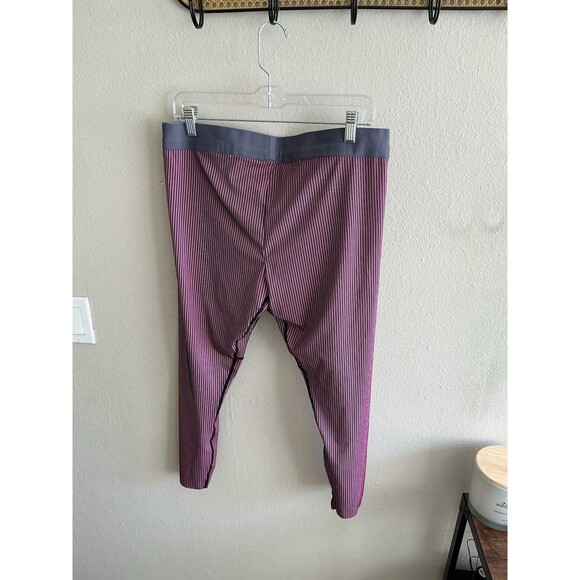 Nike Pro Elite Women’s Size Large Running Tights Pants FD5889-000 Pink/Gray - Picture 3 of 5